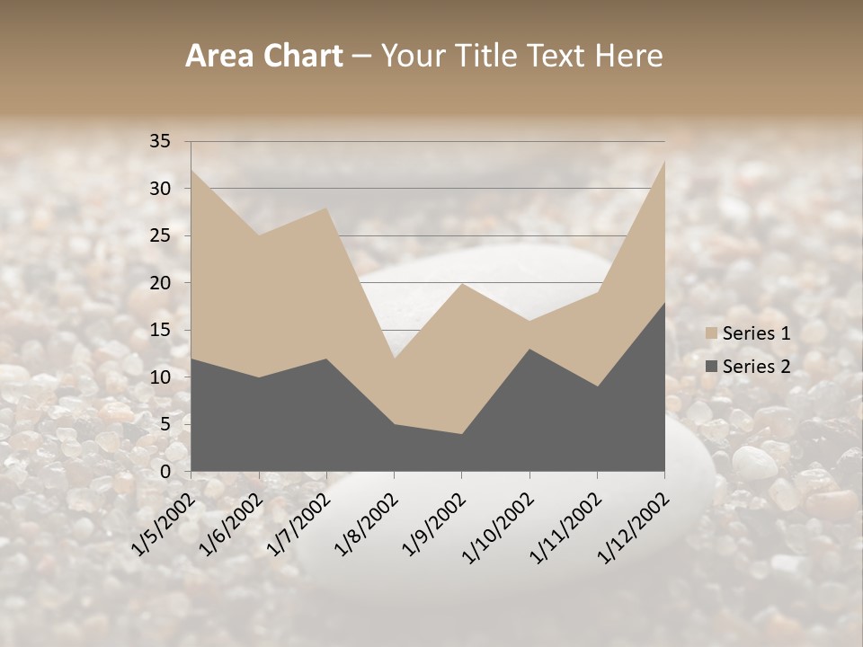 Background Sand Macro PowerPoint Template