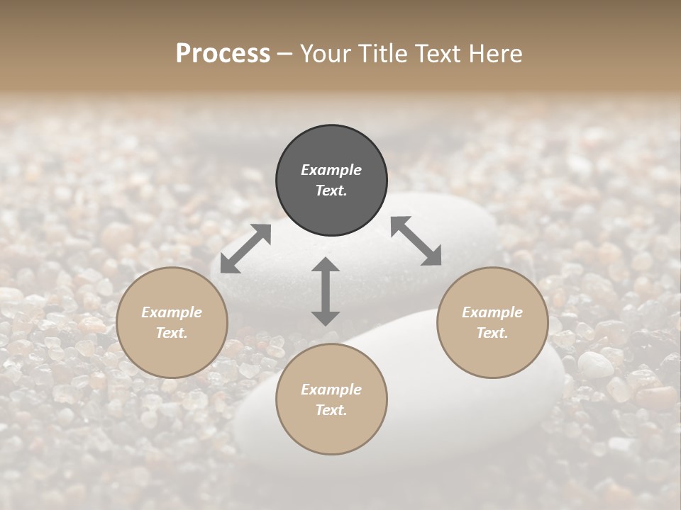 Background Sand Macro PowerPoint Template