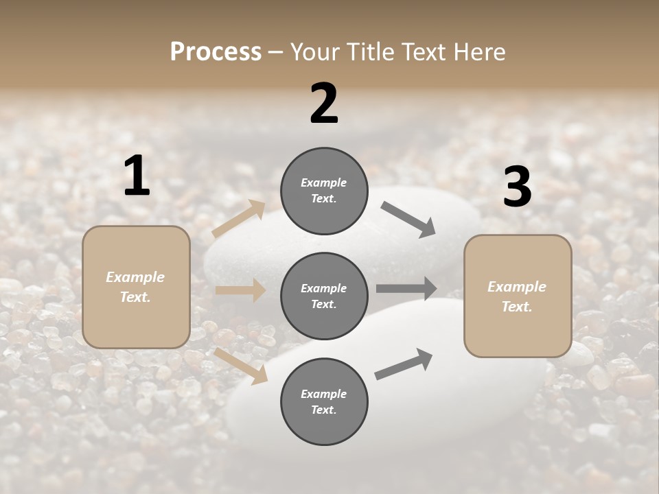 Background Sand Macro PowerPoint Template
