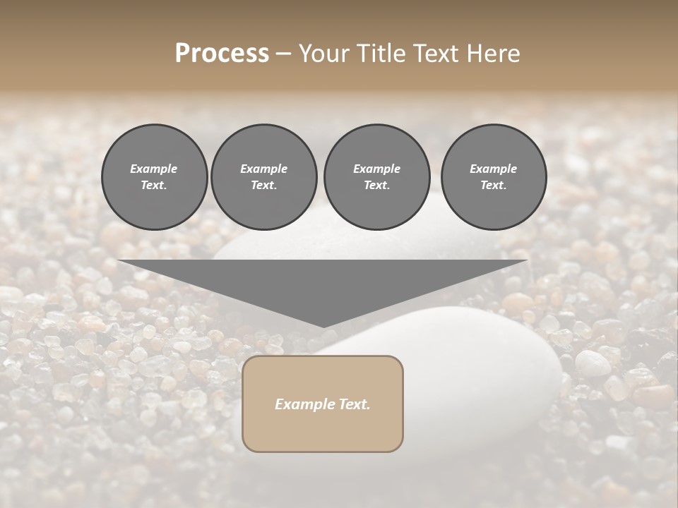Background Sand Macro PowerPoint Template
