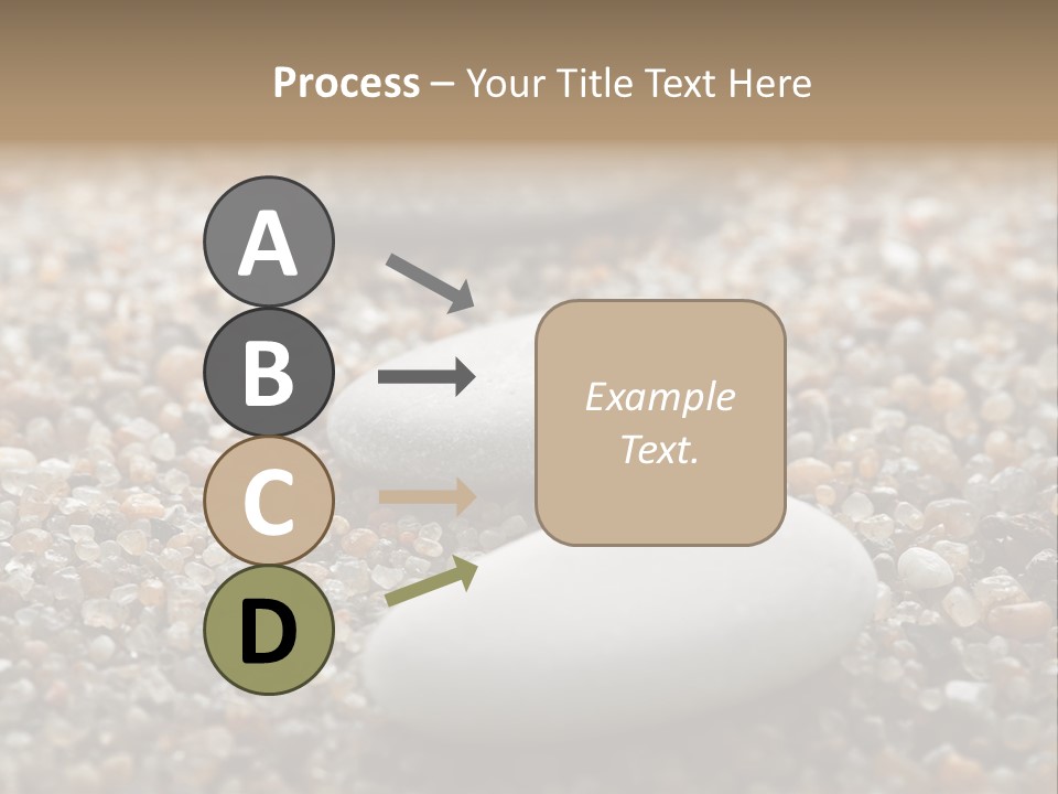 Background Sand Macro PowerPoint Template