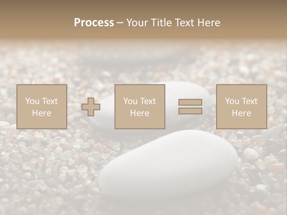 Background Sand Macro PowerPoint Template
