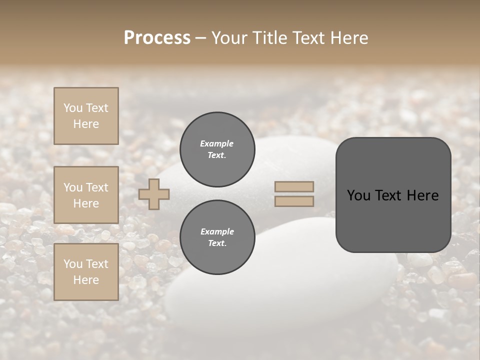 Background Sand Macro PowerPoint Template