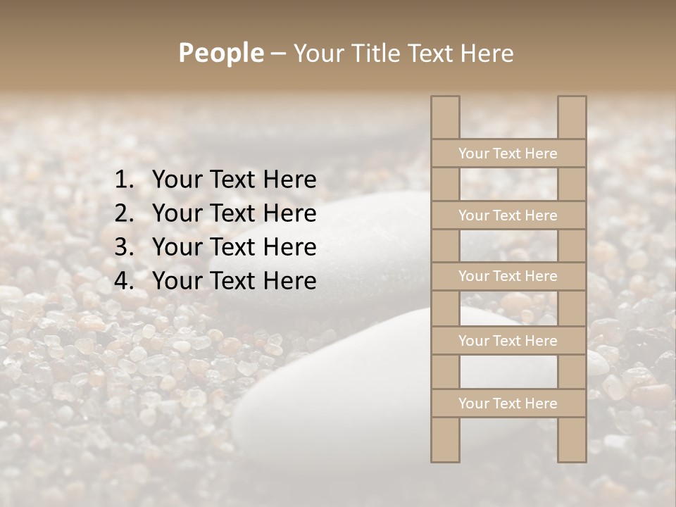Background Sand Macro PowerPoint Template