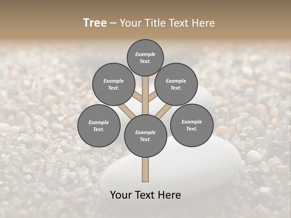 Background Sand Macro PowerPoint Template