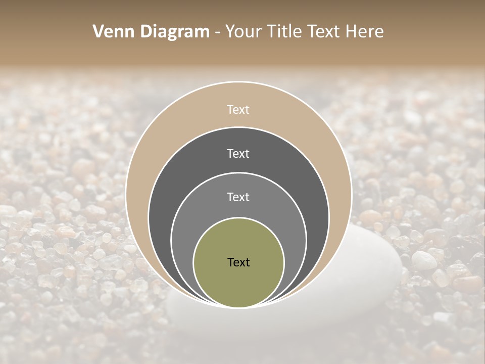Background Sand Macro PowerPoint Template