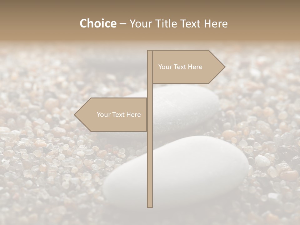 Background Sand Macro PowerPoint Template