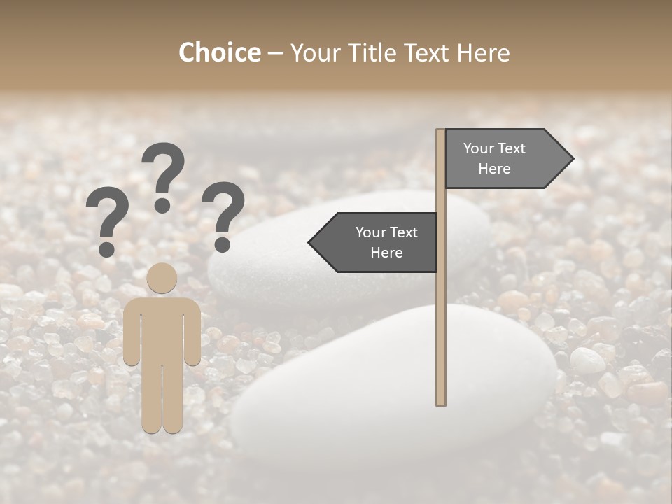 Background Sand Macro PowerPoint Template