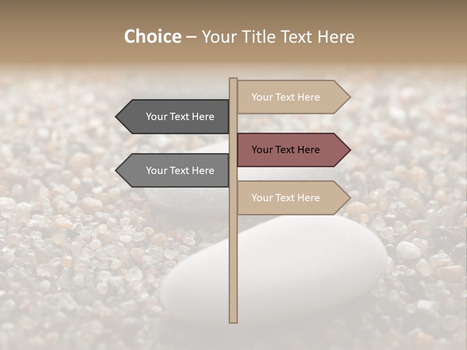 Background Sand Macro PowerPoint Template