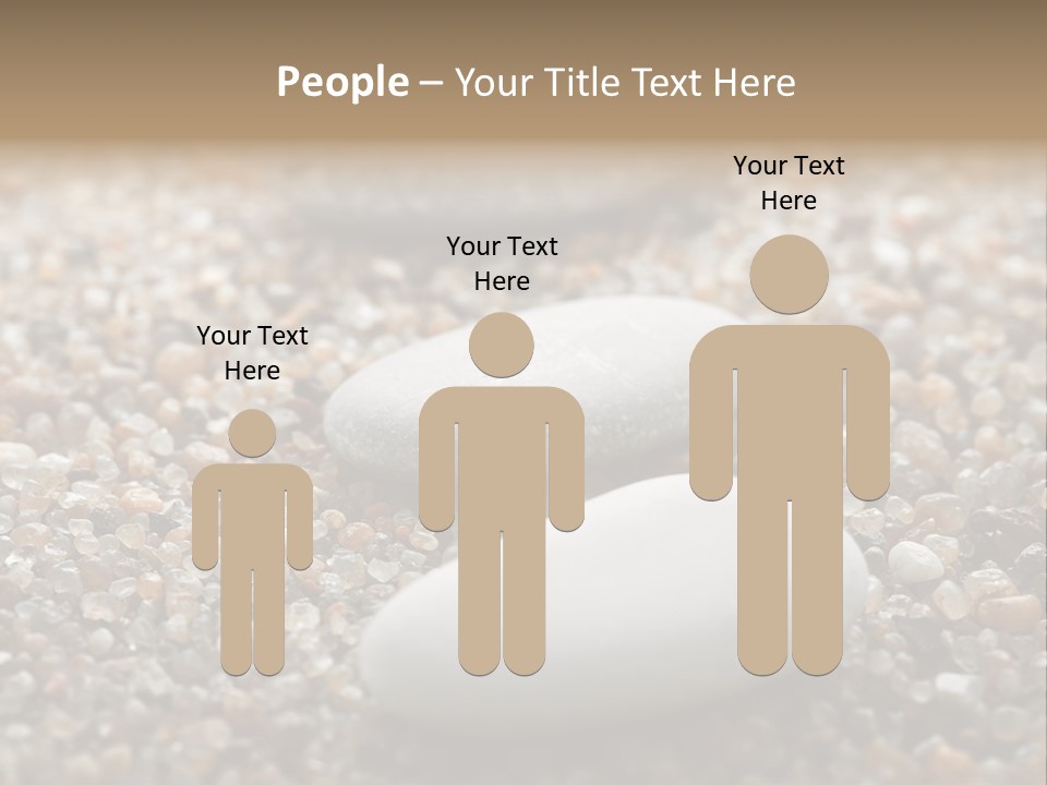 Background Sand Macro PowerPoint Template