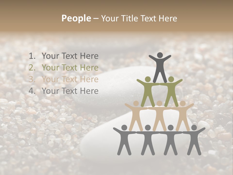 Background Sand Macro PowerPoint Template