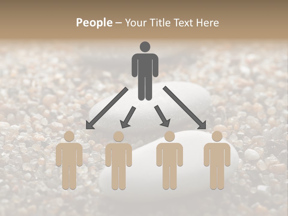 Background Sand Macro PowerPoint Template