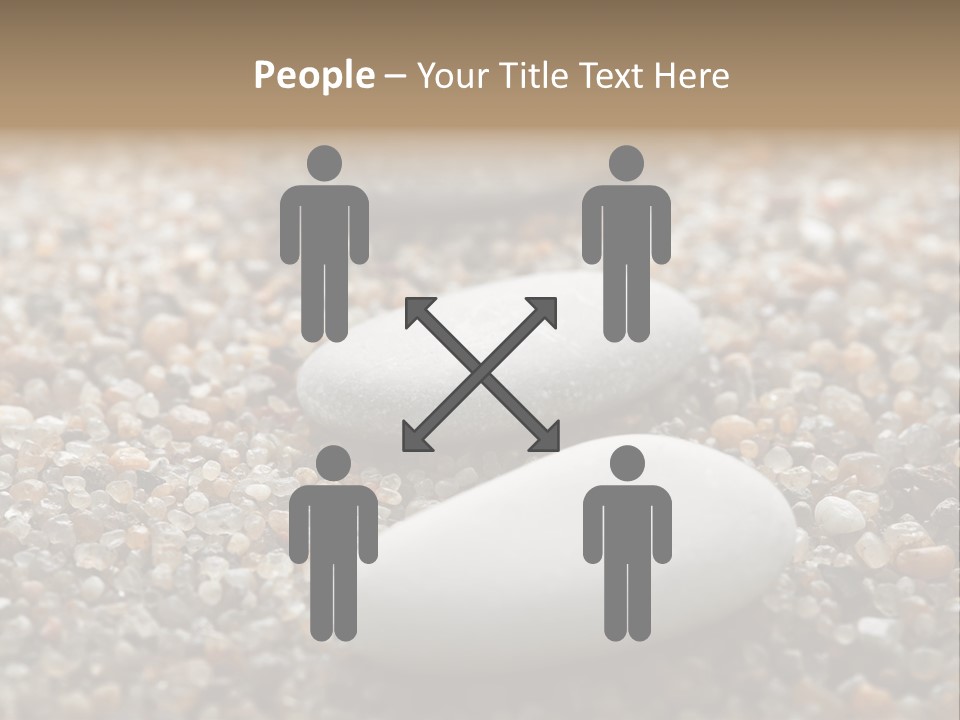 Background Sand Macro PowerPoint Template