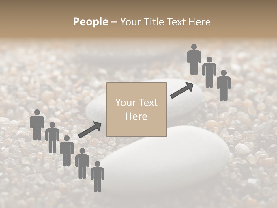 Background Sand Macro PowerPoint Template