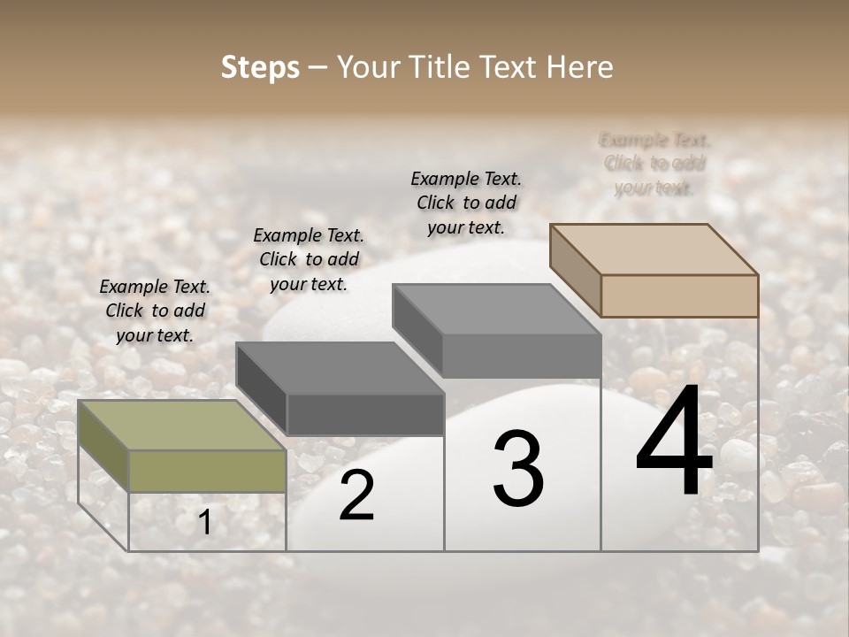 Background Sand Macro PowerPoint Template