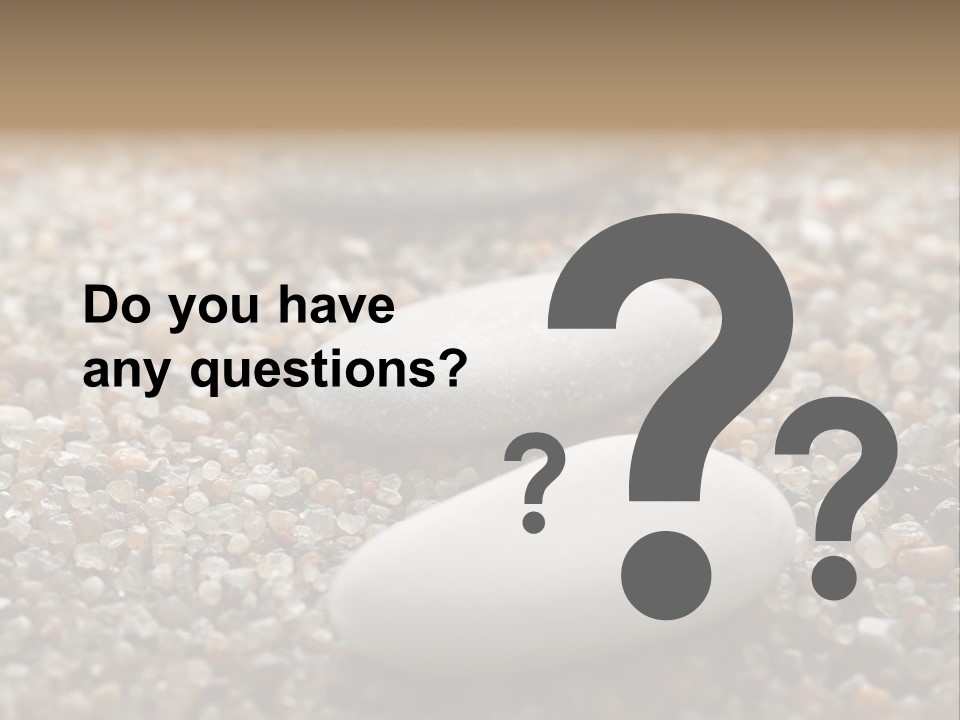 Background Sand Macro PowerPoint Template