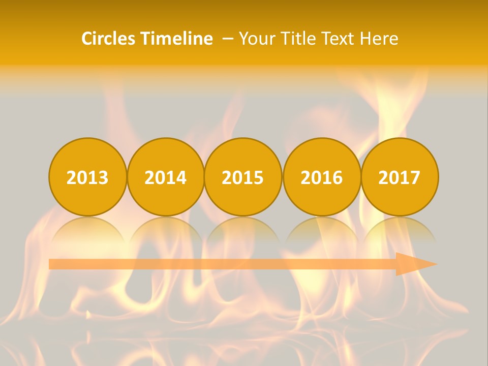 Burining Abstract Black PowerPoint Template