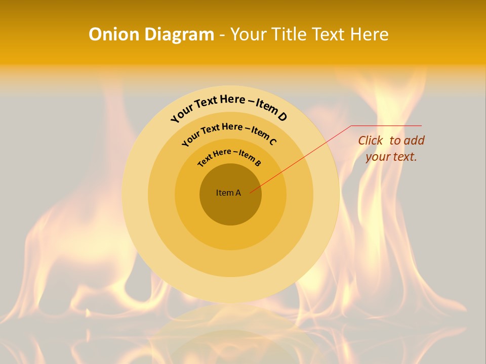 Burining Abstract Black PowerPoint Template