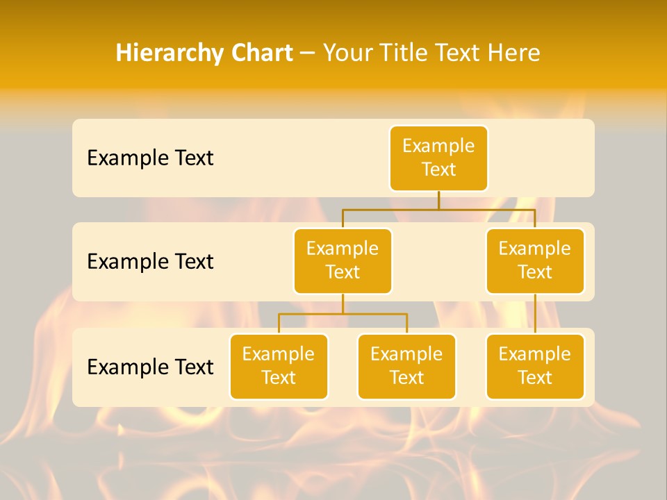 Burining Abstract Black PowerPoint Template
