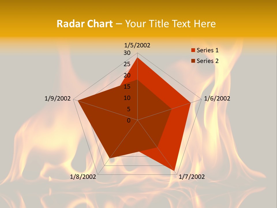 Burining Abstract Black PowerPoint Template