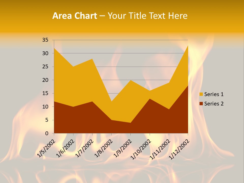 Burining Abstract Black PowerPoint Template