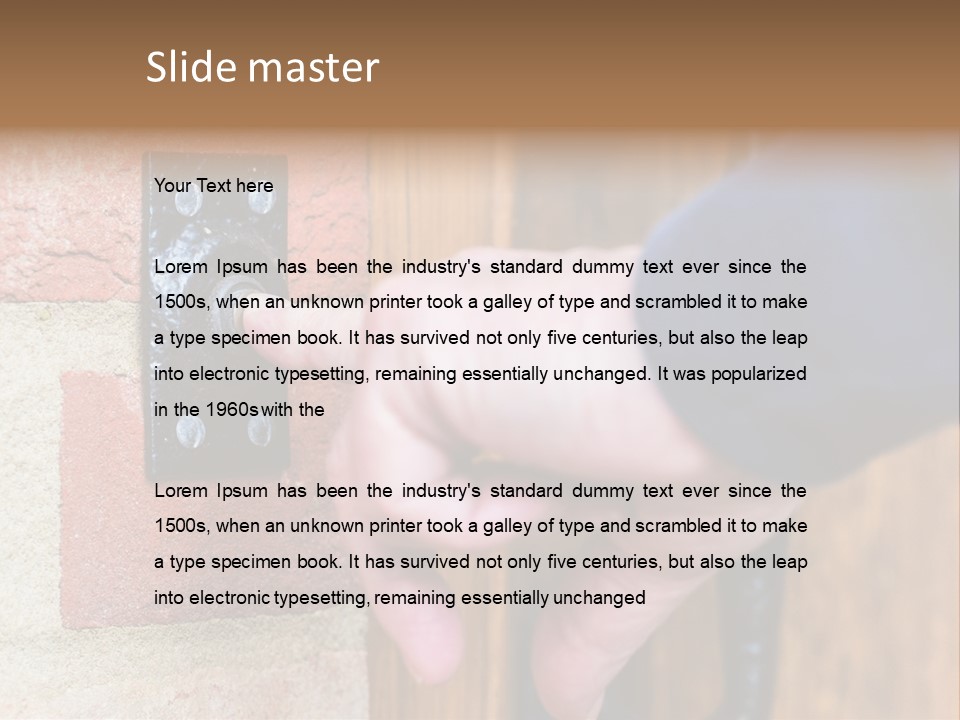 Ringing Old Fashion Pushing PowerPoint Template