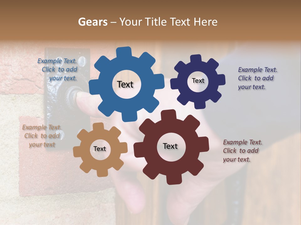 Ringing Old Fashion Pushing PowerPoint Template