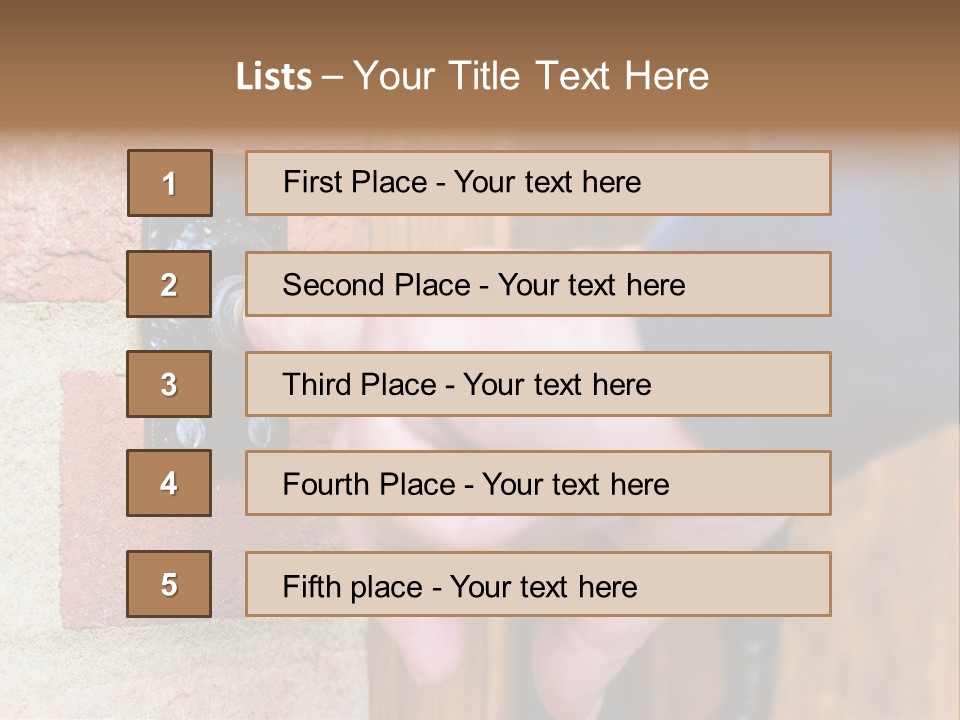 Ringing Old Fashion Pushing PowerPoint Template