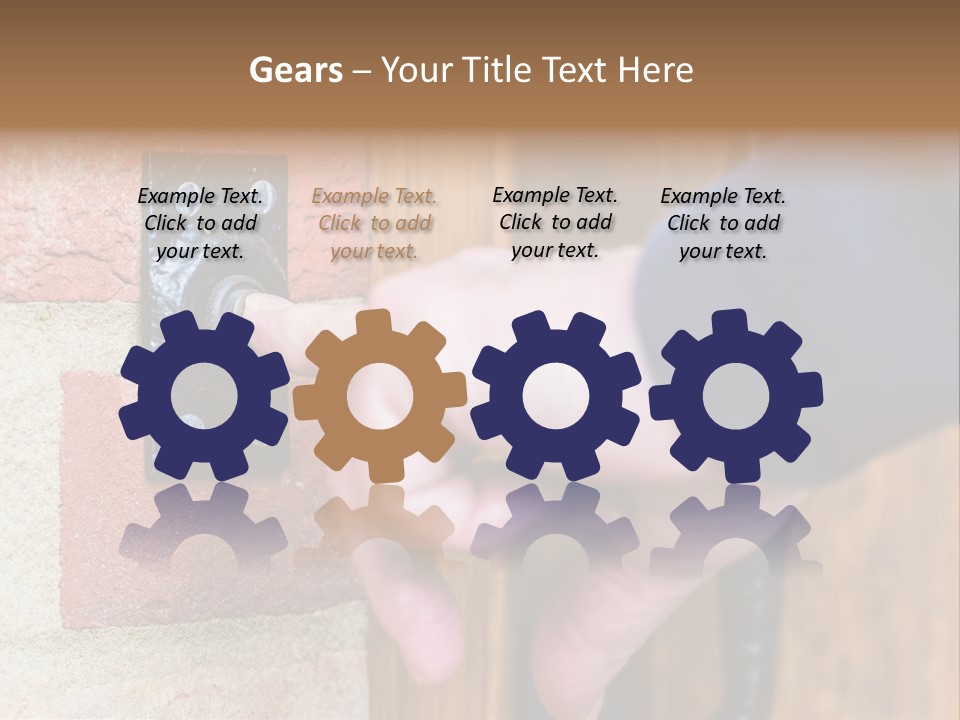 Ringing Old Fashion Pushing PowerPoint Template