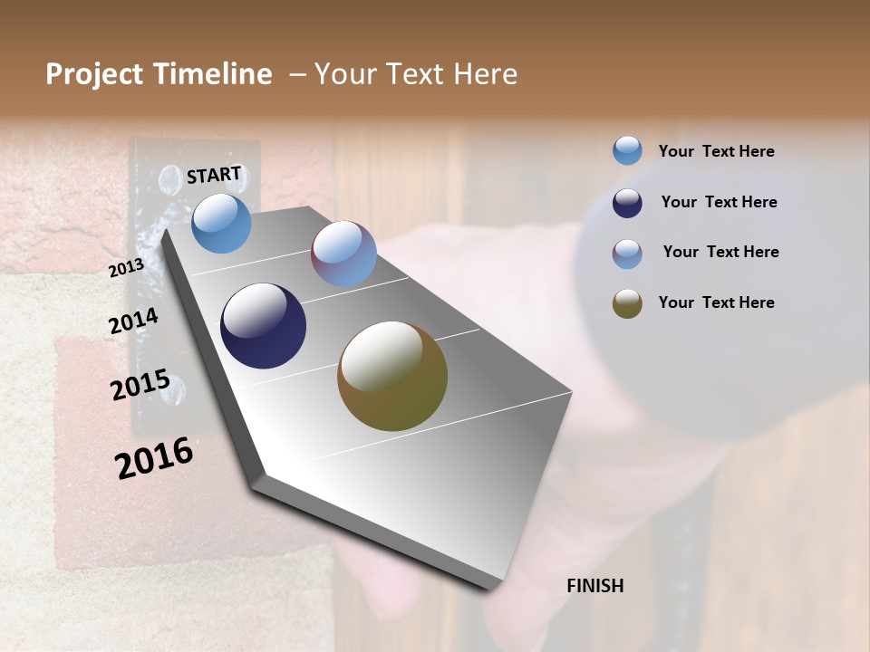 Ringing Old Fashion Pushing PowerPoint Template