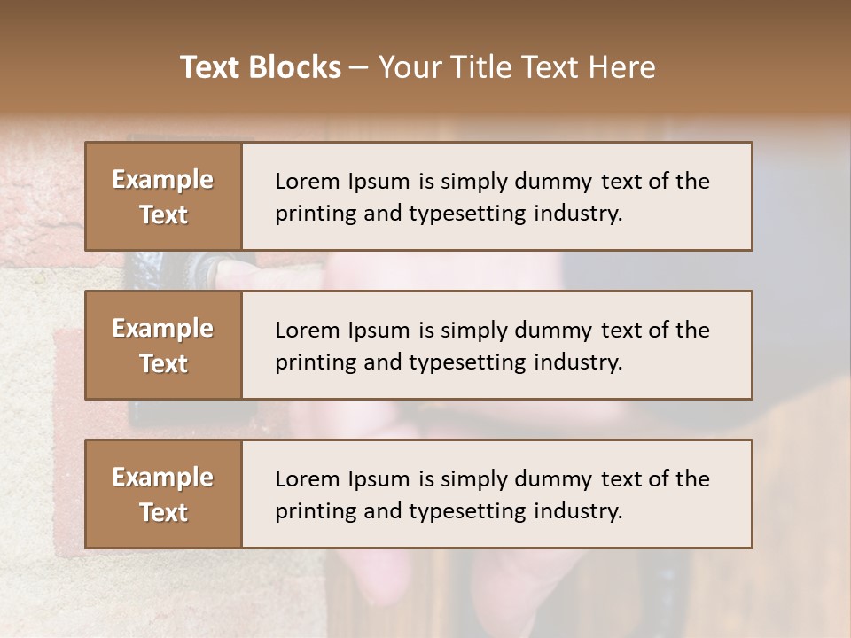 Ringing Old Fashion Pushing PowerPoint Template