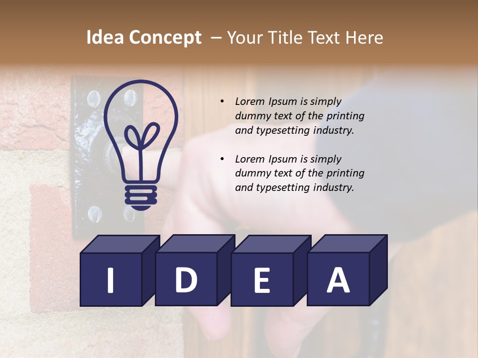 Ringing Old Fashion Pushing PowerPoint Template