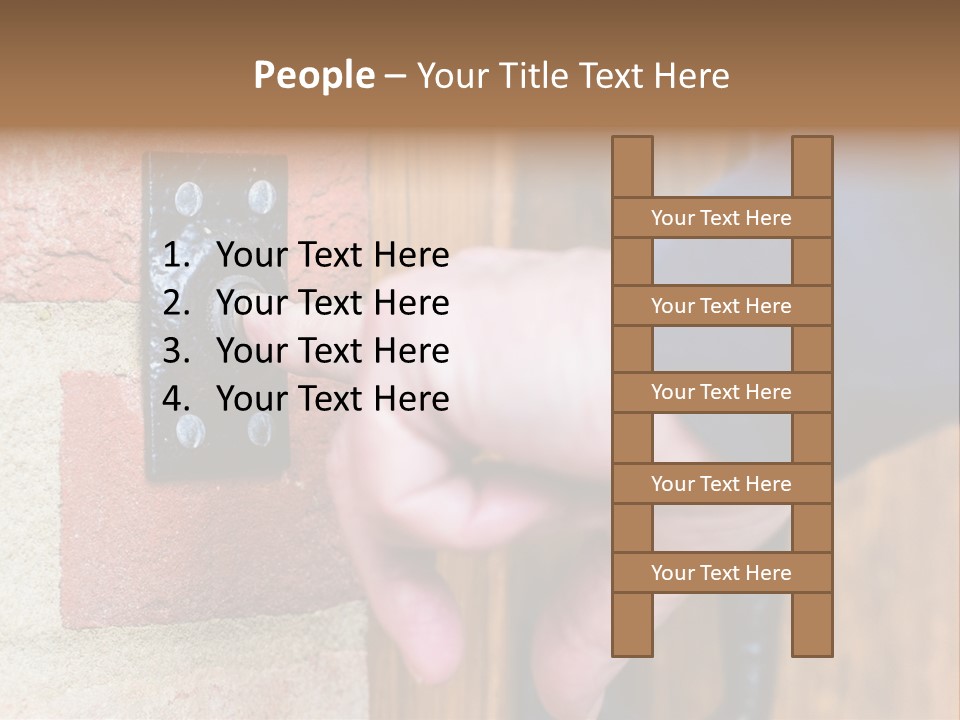 Ringing Old Fashion Pushing PowerPoint Template