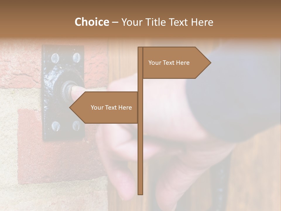 Ringing Old Fashion Pushing PowerPoint Template