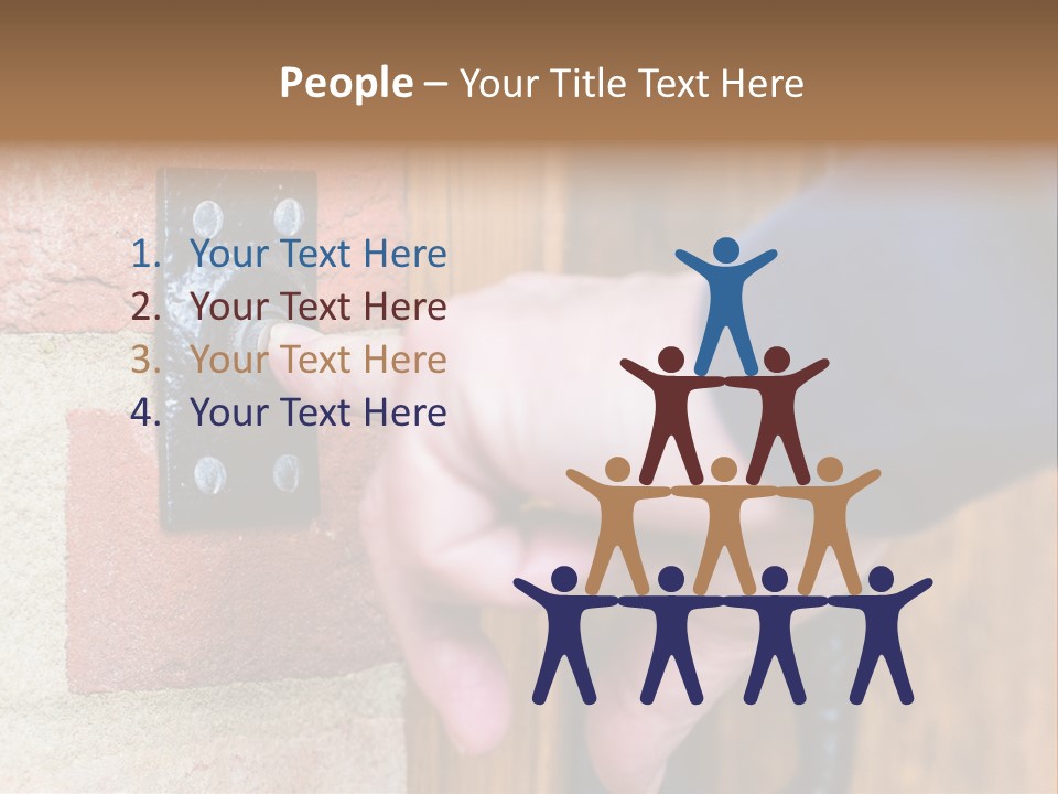 Ringing Old Fashion Pushing PowerPoint Template