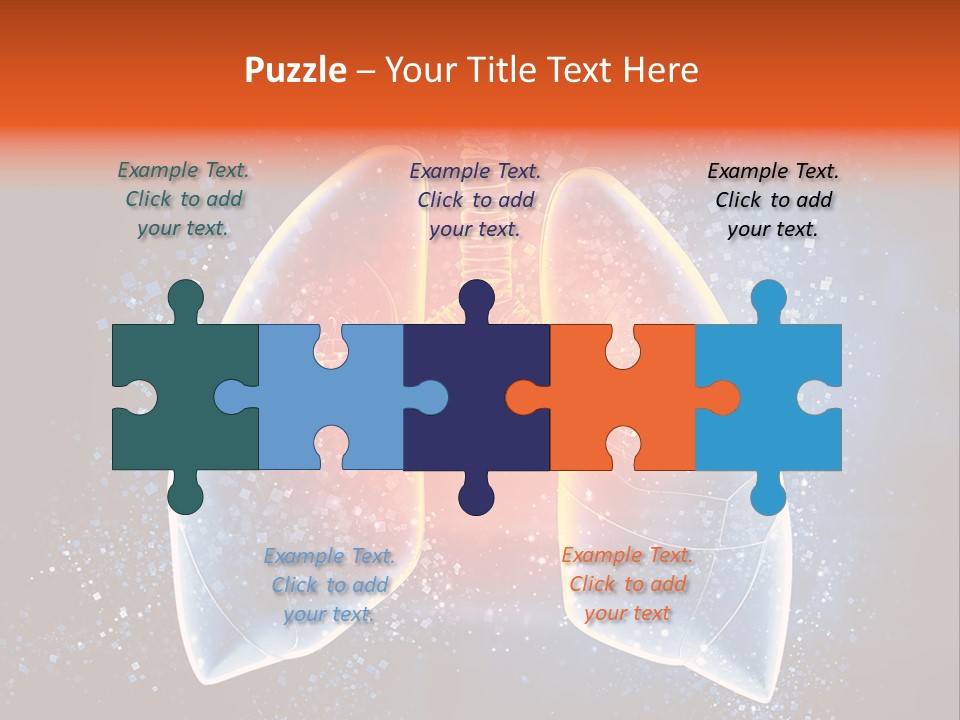 Drawing Biological Trachea PowerPoint Template