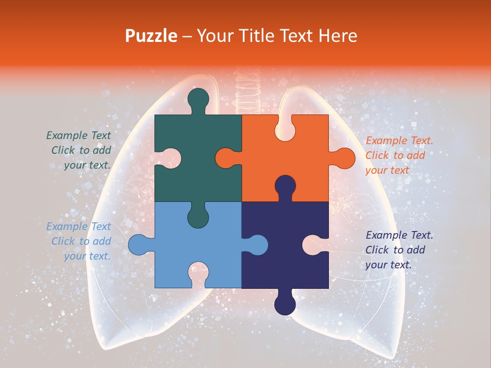 Drawing Biological Trachea PowerPoint Template