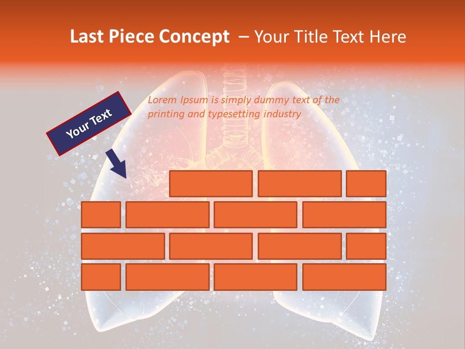 Drawing Biological Trachea PowerPoint Template