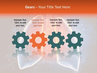 Drawing Biological Trachea PowerPoint Template