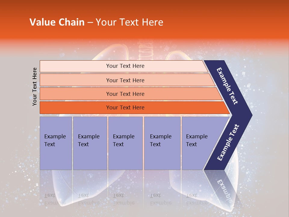 Drawing Biological Trachea PowerPoint Template