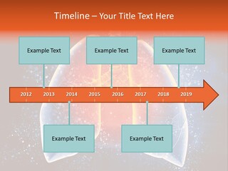 Drawing Biological Trachea PowerPoint Template