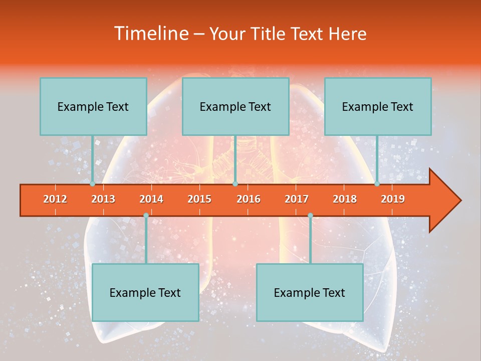 Drawing Biological Trachea PowerPoint Template