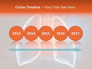 Drawing Biological Trachea PowerPoint Template