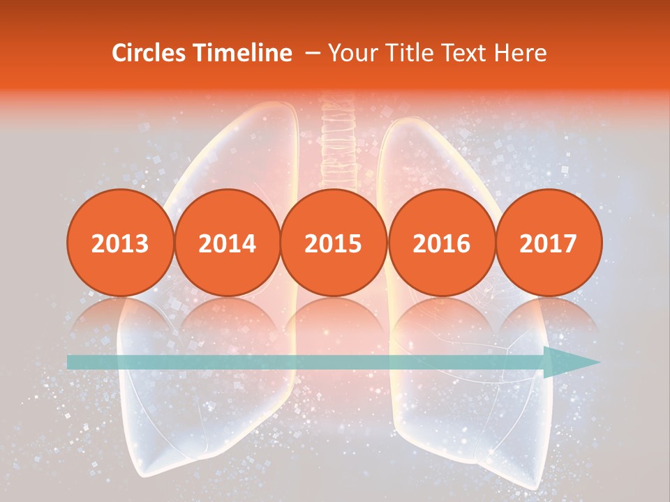 Drawing Biological Trachea PowerPoint Template