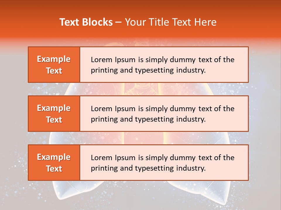Drawing Biological Trachea PowerPoint Template