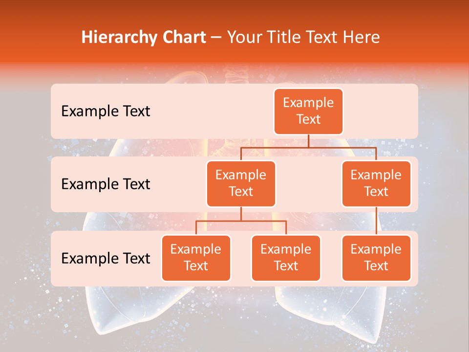 Drawing Biological Trachea PowerPoint Template