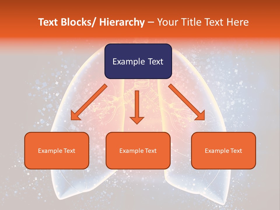 Drawing Biological Trachea PowerPoint Template