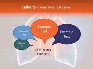 Drawing Biological Trachea PowerPoint Template