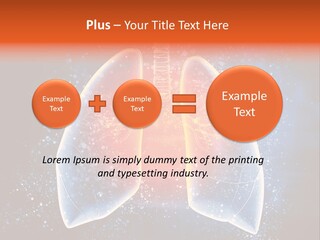 Drawing Biological Trachea PowerPoint Template