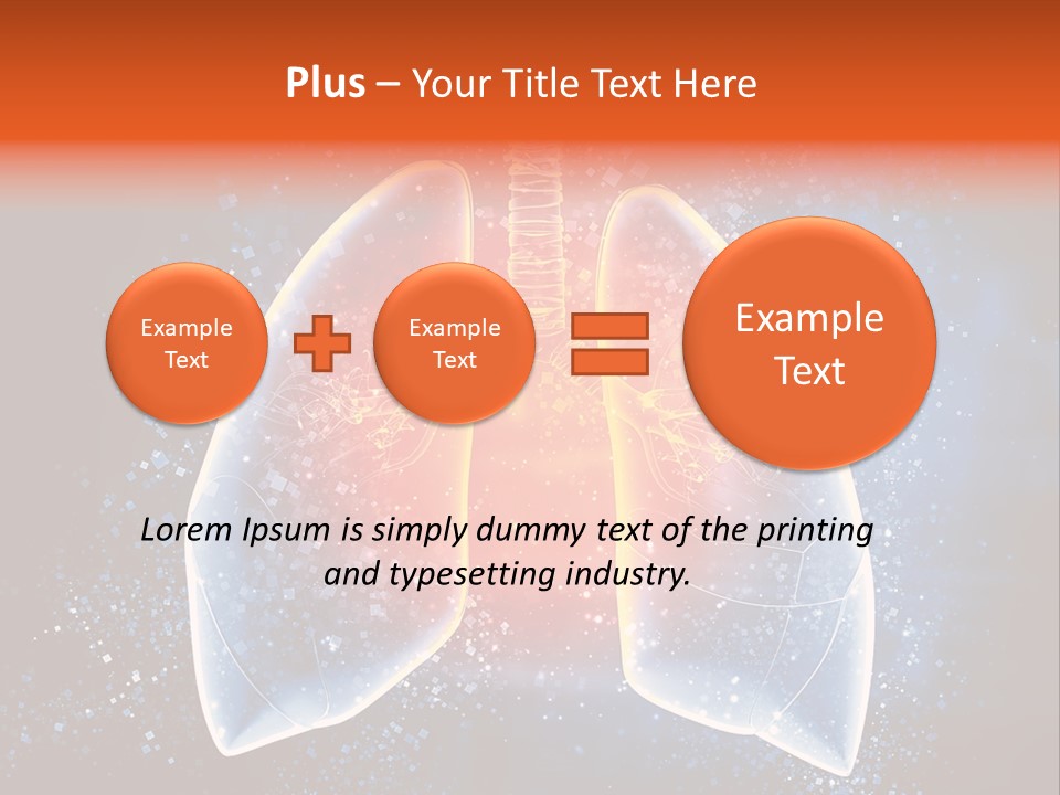 Drawing Biological Trachea PowerPoint Template
